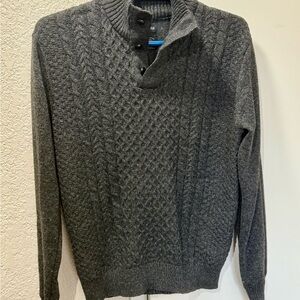 Buffalo David Bitton Charcoal Crewneck Sweater